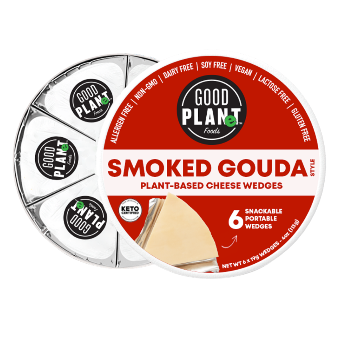 Smoked Gouda Snackable Wedges - GOOD PLANeT Foods